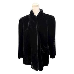 Vintage Intrigue Faux Fur Coat, fits like a large.